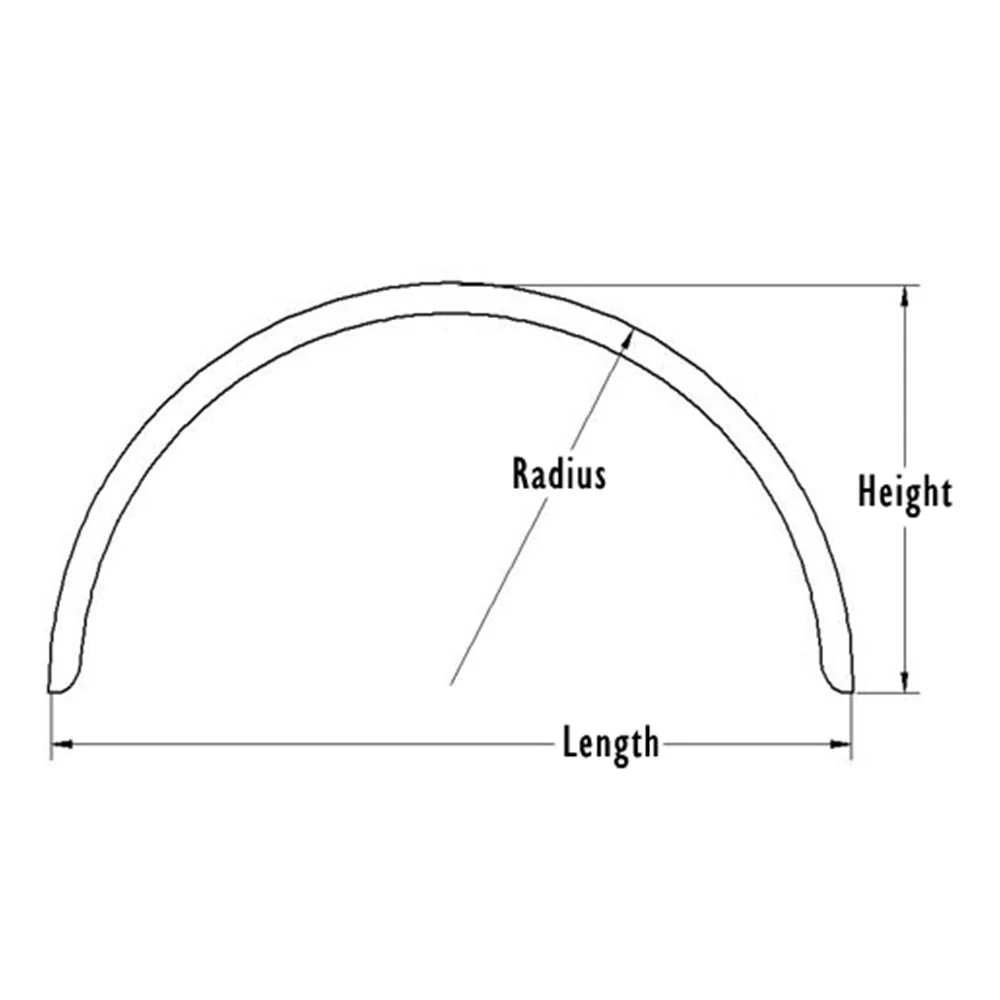 40" Aluminum Single Axle Fender for Pickup Trucks - Image 2