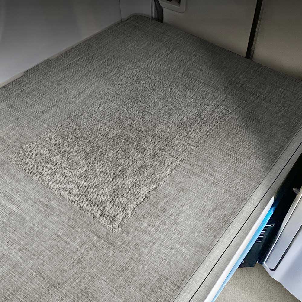 42" x 80" Grey Mattress Cover with Zip Up Closure - Image 3