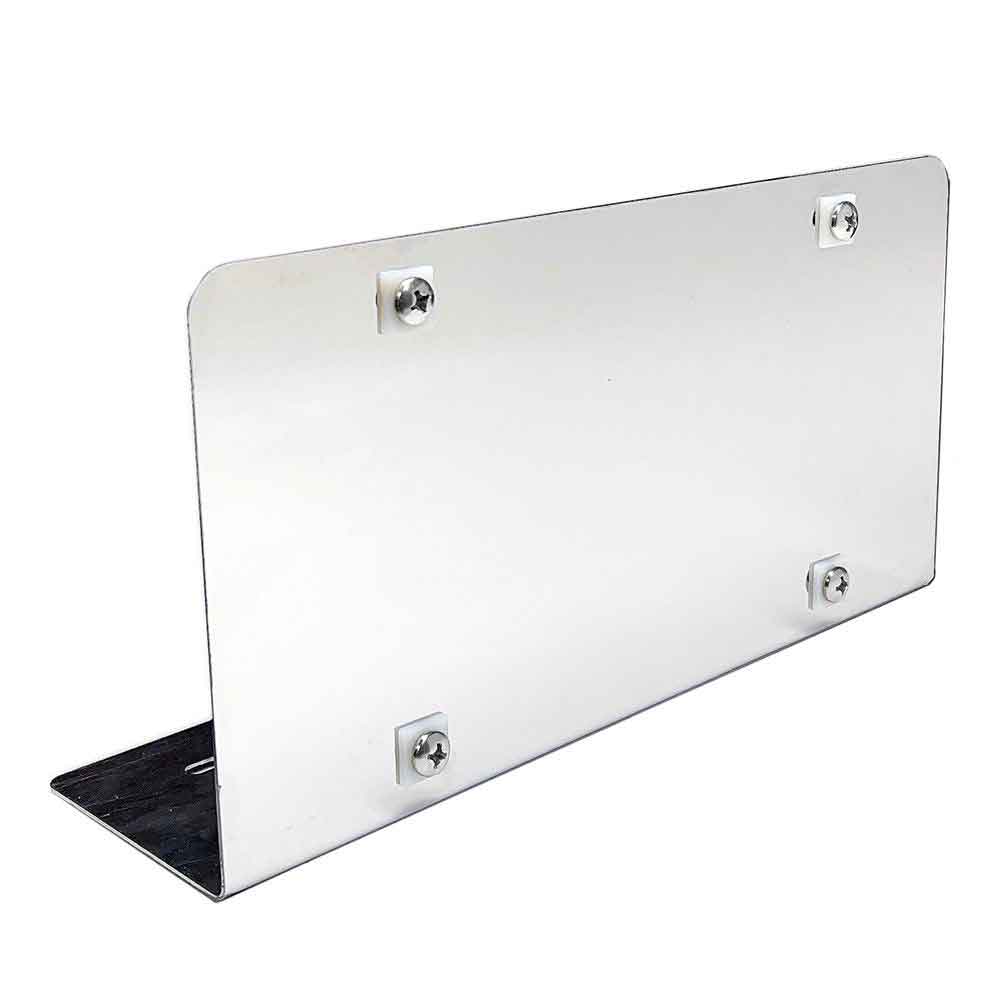 430 Stainless Steel Flanged License Plate Holder