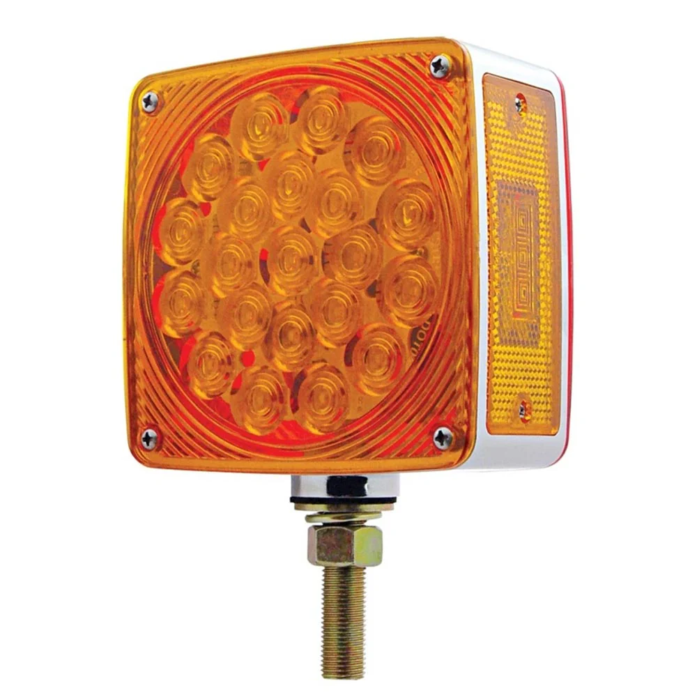 45 LED Amber & Red Double Face Turn Signal Light - Image 2