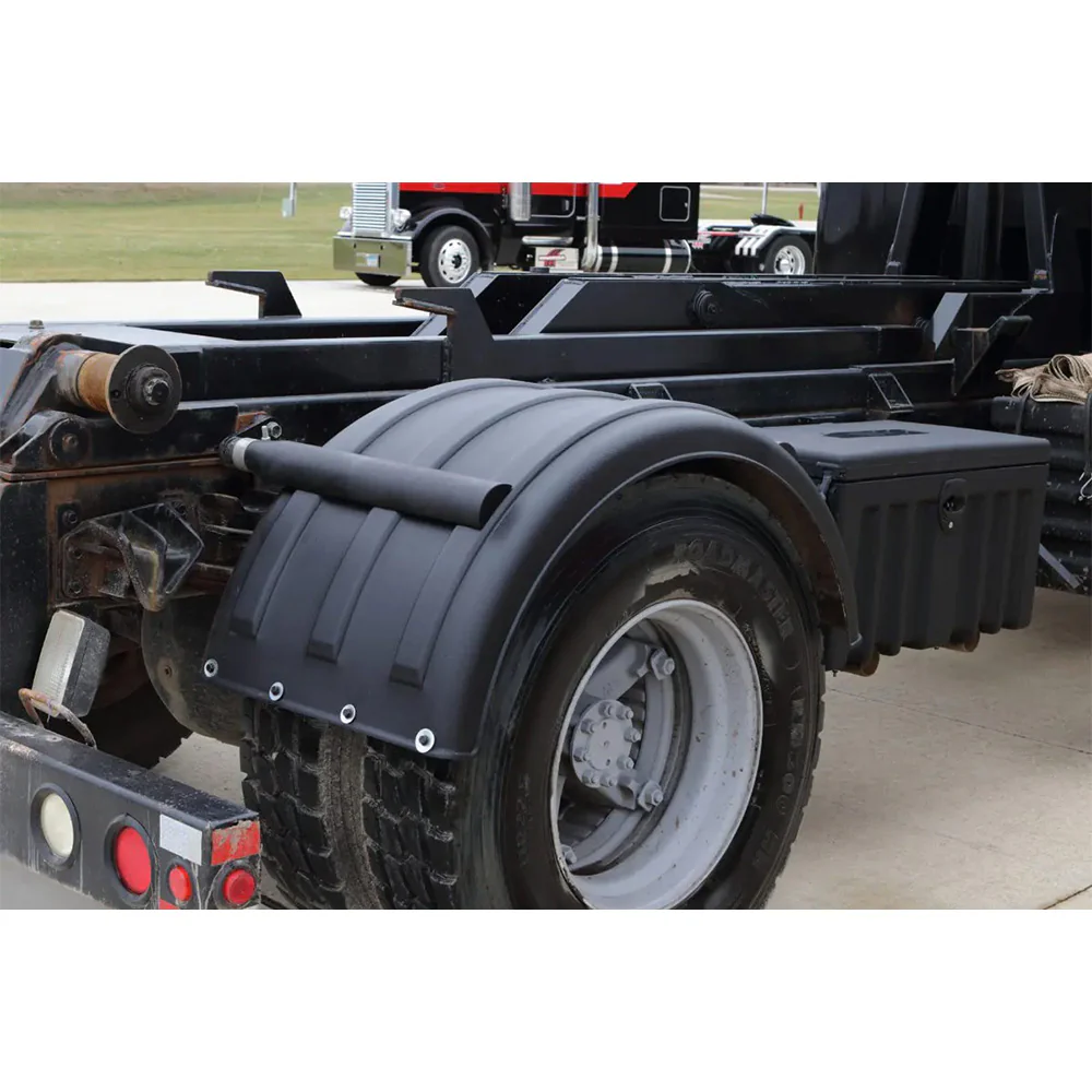 48" Black Poly TT Twin MIN2260 Single Axle Fender - Image 4