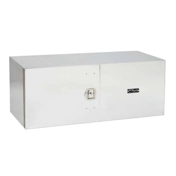 48"L x 18"H x 24"D Aluminum Box Double Doors D/S