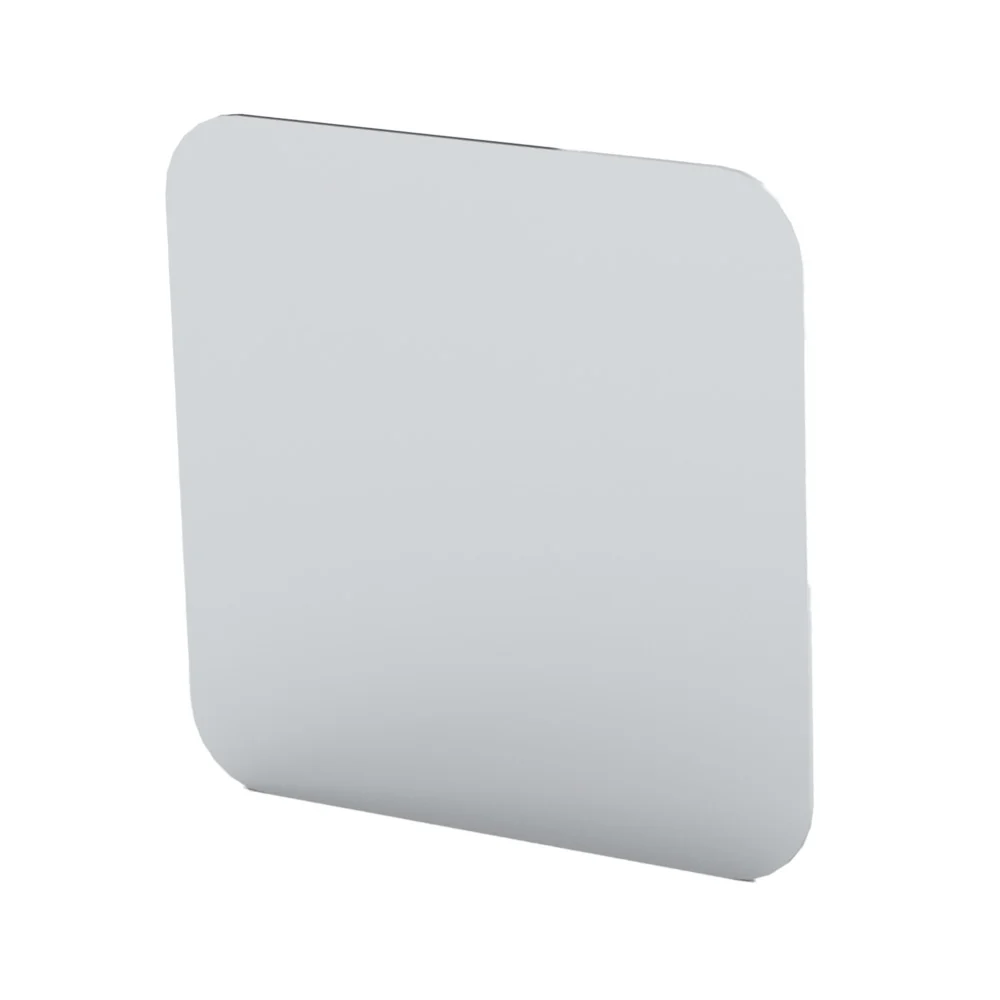 4" x 4" Flat 430 Stainless Steel Tape Mount Permit Panel - Image 2