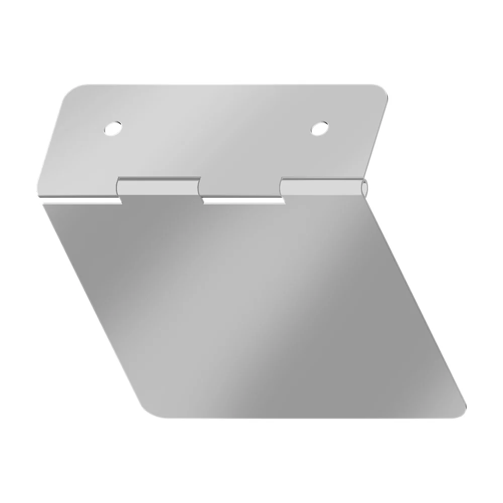 4" x 4" SS Permit Panel with Hinge Mount