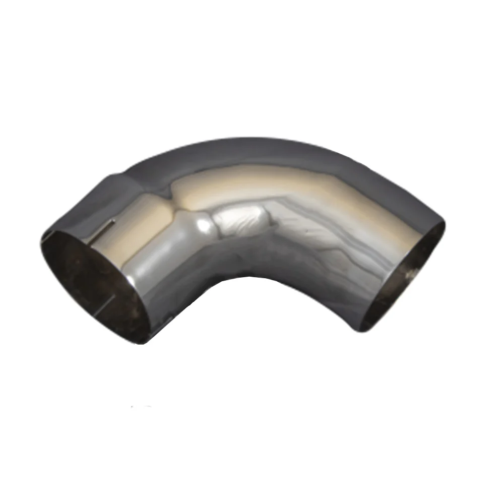 4"D, 8" x 8" OD/ID 90 Degree Chrome Elbow