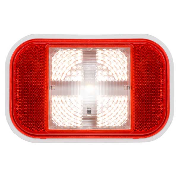 5" 1 LED Rectangular Back Up Light with Reflector