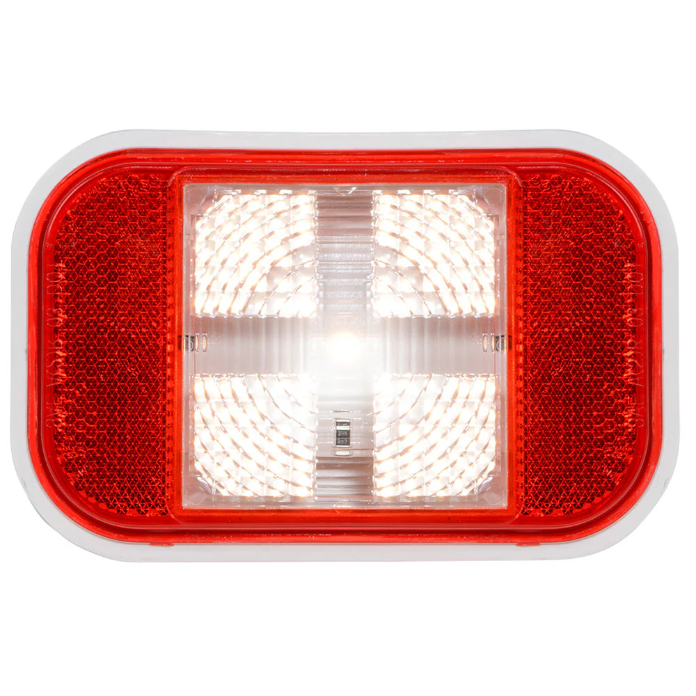 5" 1 LED Rectangular Back Up Light with Reflector - Image 2