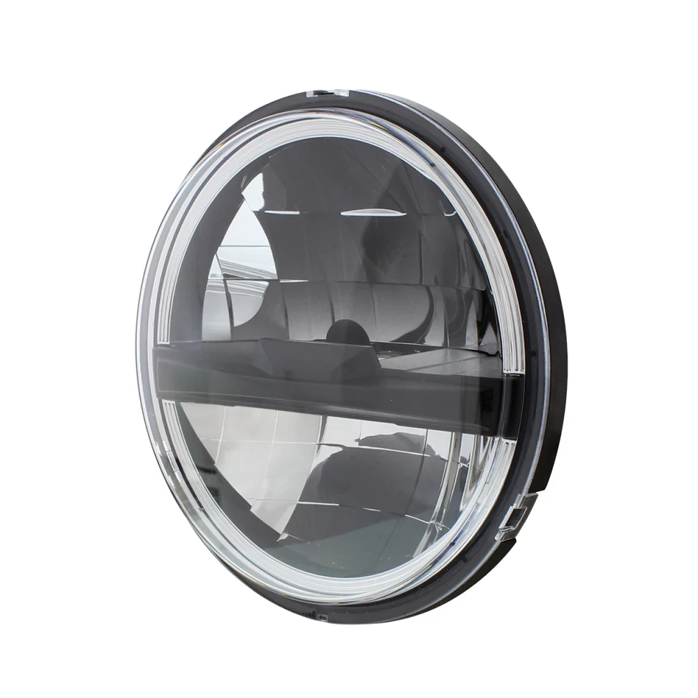 5-3/4" Black 8 High Power LED Headlight - Image 2