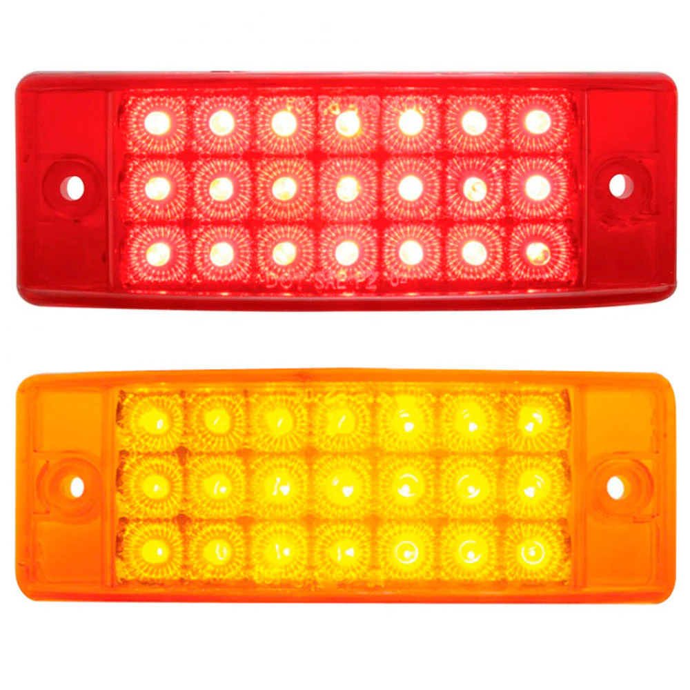 5-7/8" x 2" 21 LED Rectangular Clearance Marker Light - Image 2