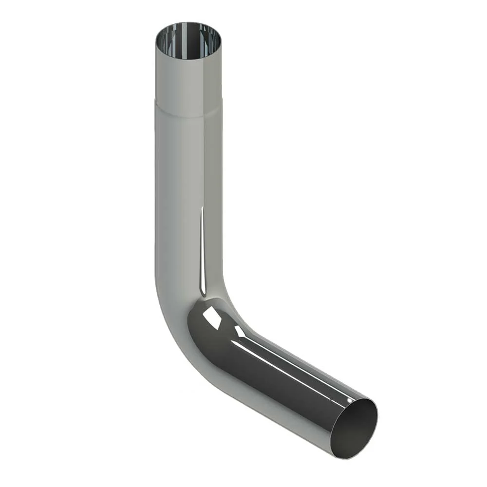 5" 90 ° Degree Seamless Chrome Elbow