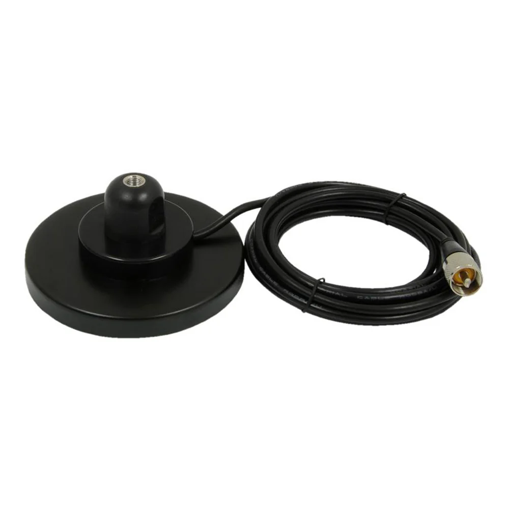5" Antenna Magnet Mount with 12' Pre-Wired Coax Cable
