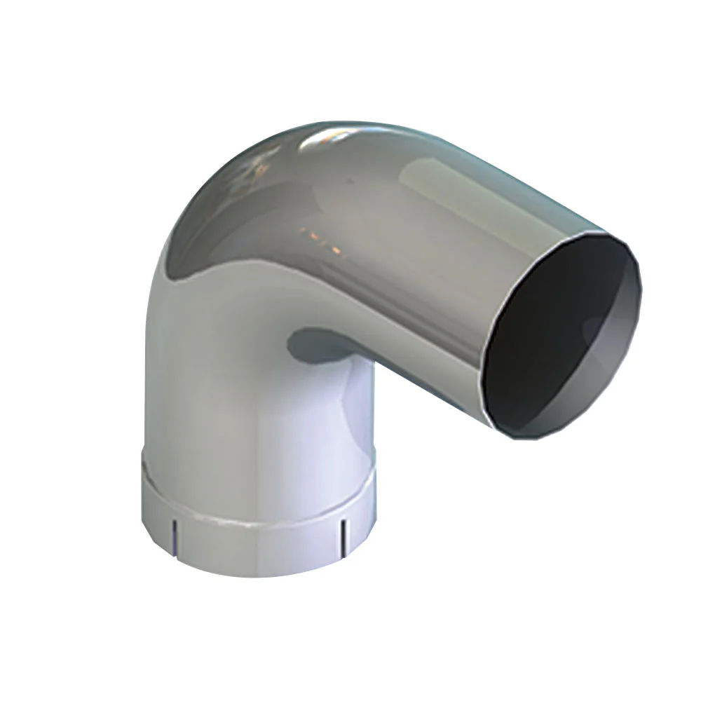 5" Dia. x 9"L x 5" Rad. 90 Degree Elbow Expanded End