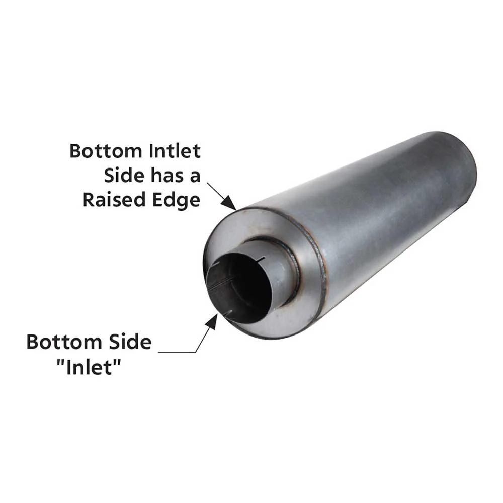 5" Inlet/Outlet x 51" Aluminized Muffler - Image 4