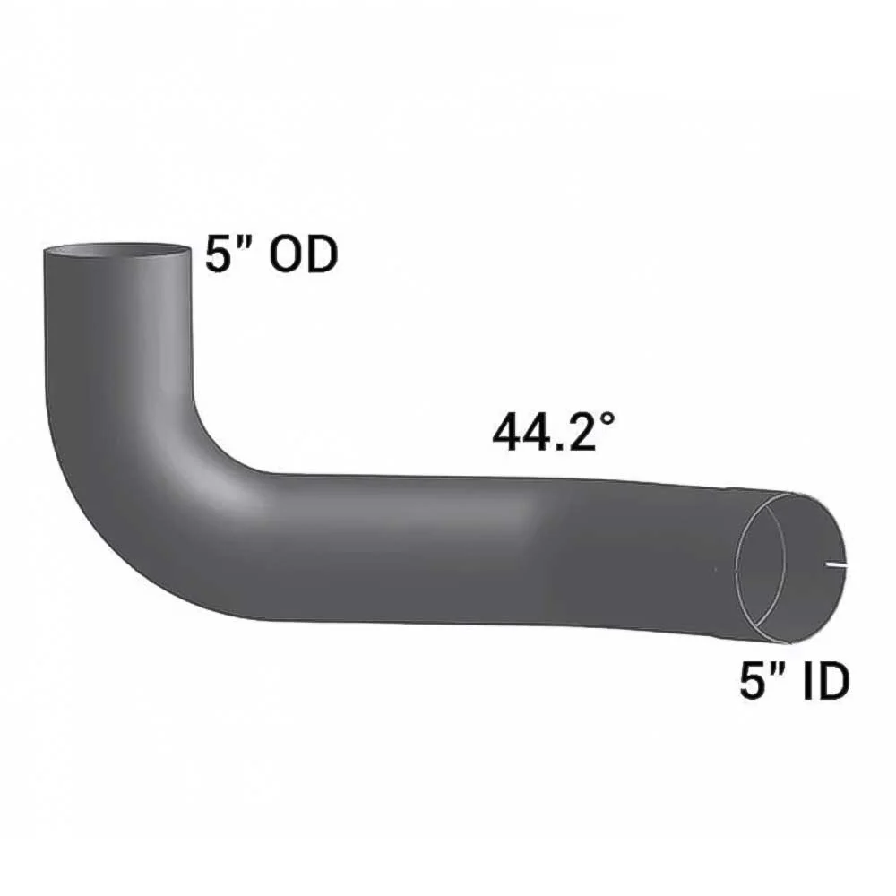 5" Kenworth W900B, W900L, T800 Passenger Side Elbow OEM #M66-1216RCP - Image 2