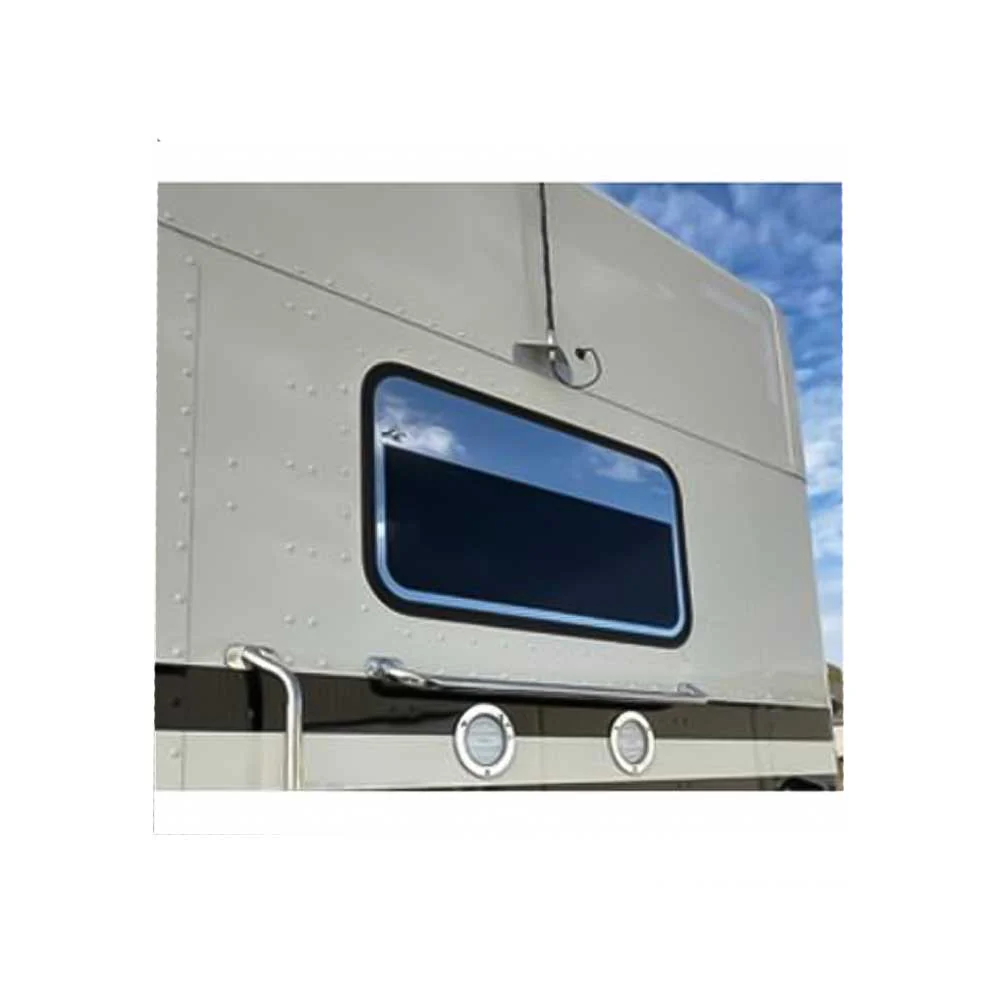 5" Rear Sleeper Window SS Chop Top for Peterbilt 589