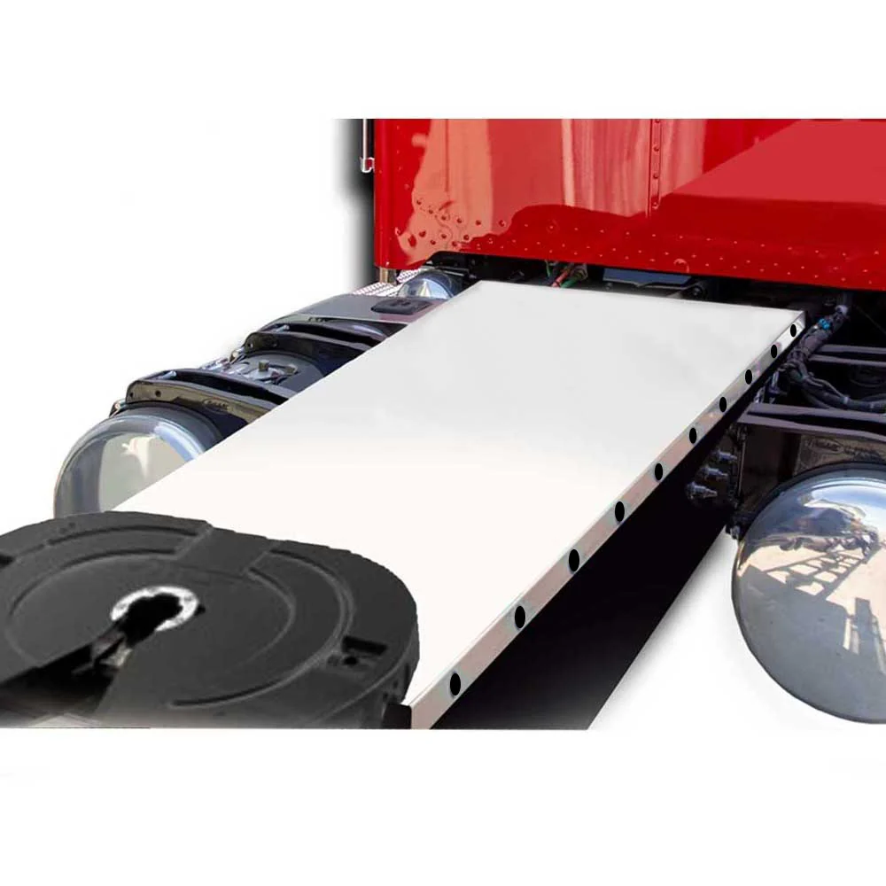 5' Stainless Steel Deck Plate with Twenty 3/4" Light Holes