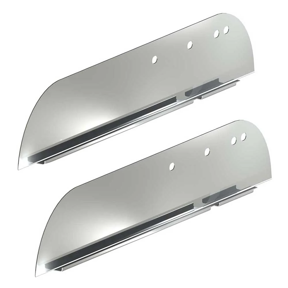5" Stainless Steel Top Door Trim for 1973-2004 Peterbilt 379 - Image 2