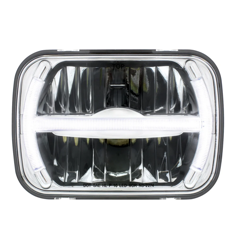 5" x 7" LED Headlight with LED Position Bar - Image 3