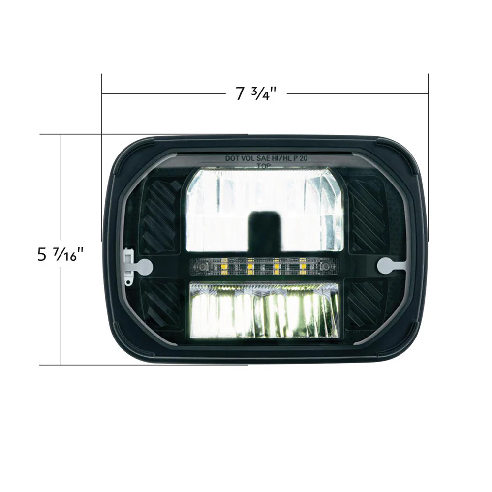 5" x 7" ULTRALIT Heated LED Headlight - Image 8