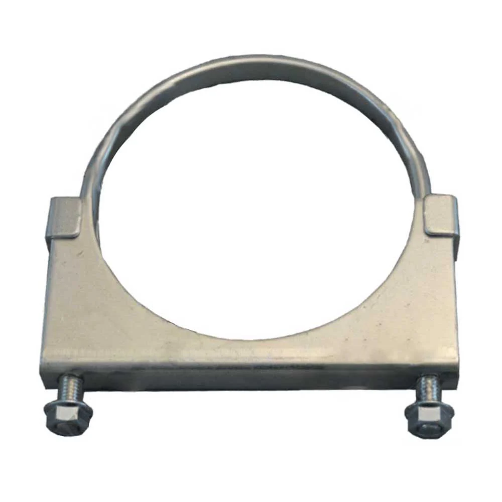 5" Zinc Saddle Clamp with Flat Bolt