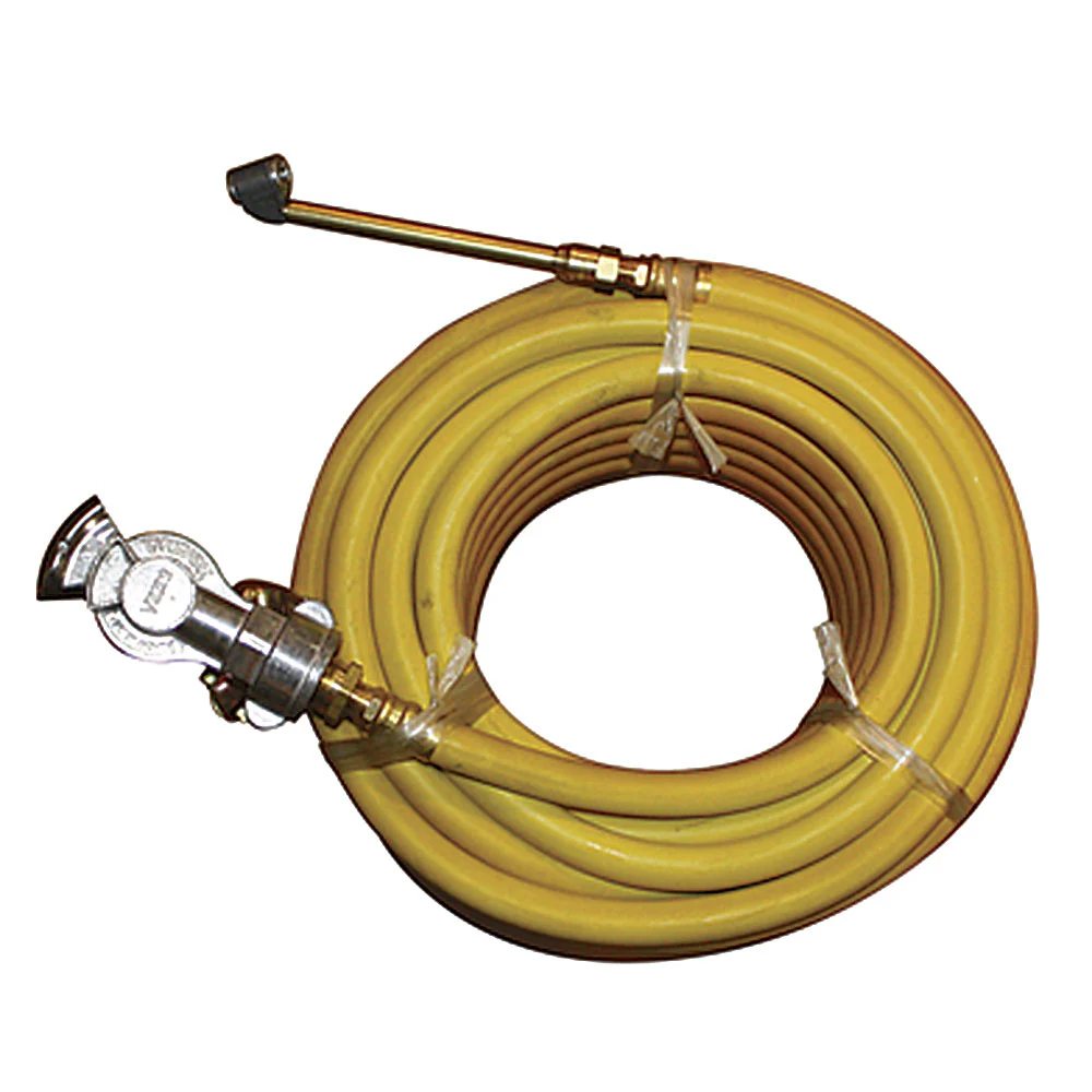 50' Rubber Air Hose with Accessories