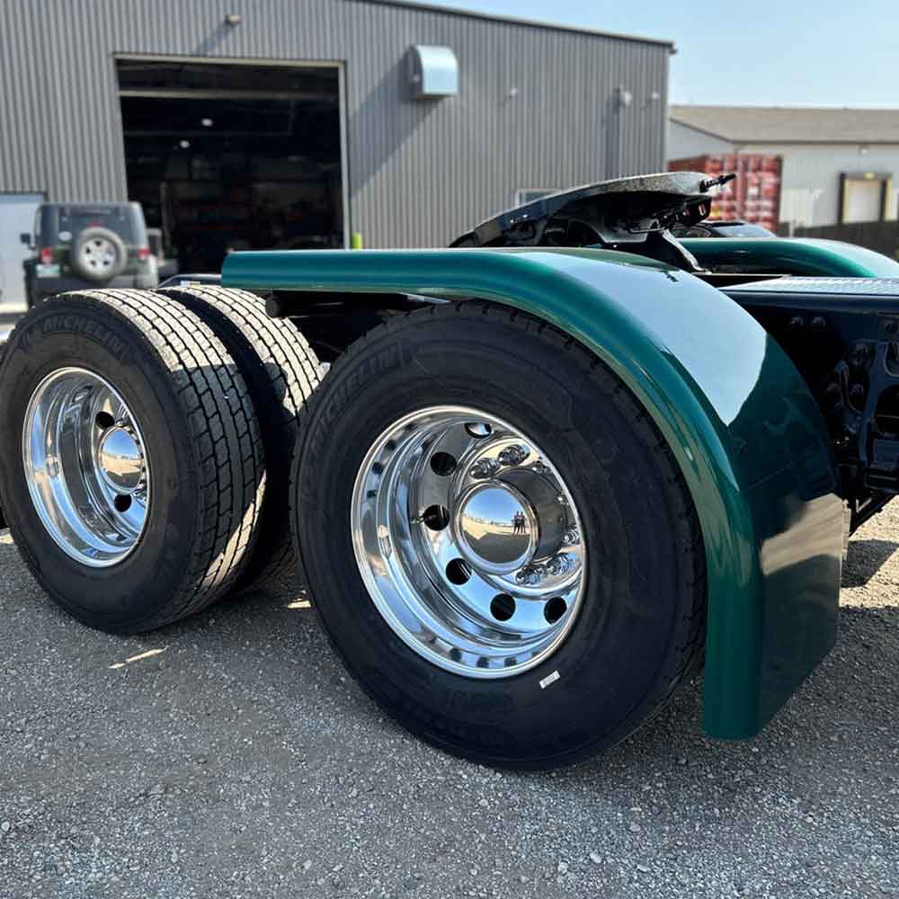 52" Fiberglass Half Fender with 1" Lip
