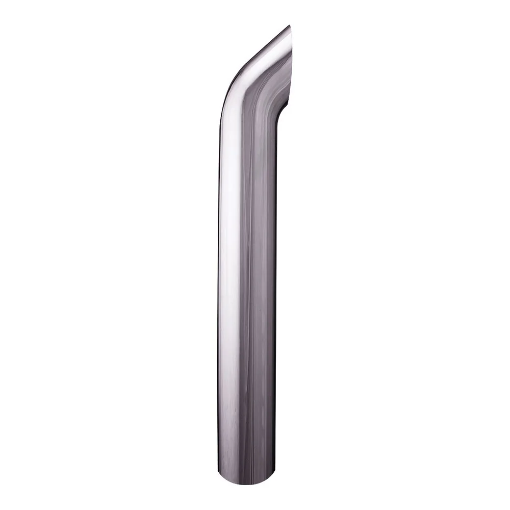 5"D x 44"L West Coast Curve Top Chrome One-Piece Stack