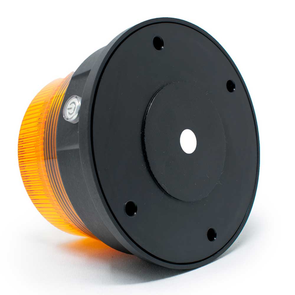 5"D High Power 24 Amber LED Magnet Mounted and Battery Operated Rechargeable Light Beacon - Image 5