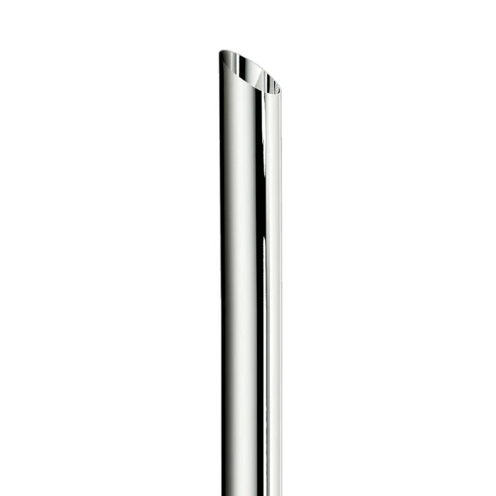 5"D x 120"L Slash Cut One-Piece Chrome Top Stack