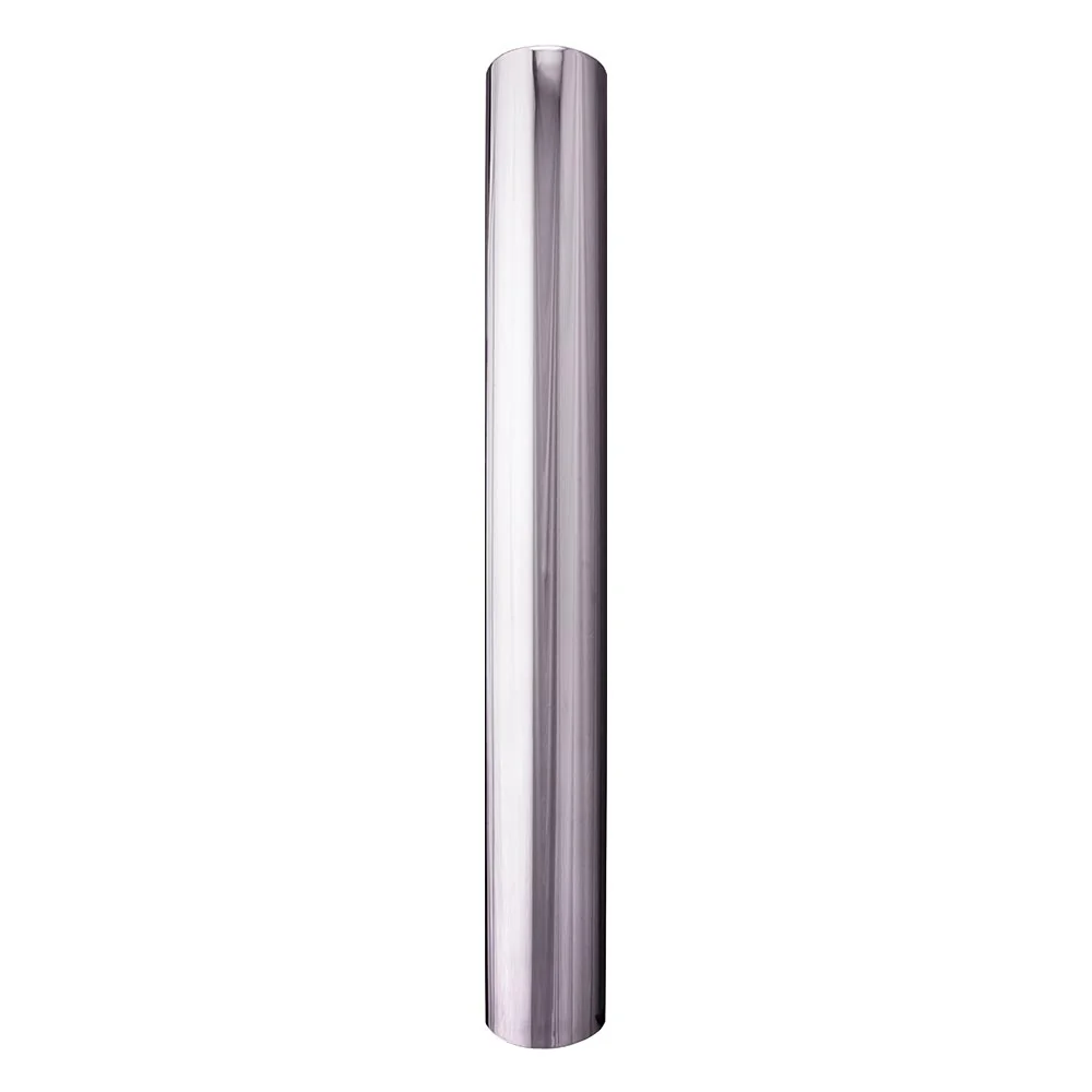 5"D x 60"L Flat Top Chrome One-Piece Stack