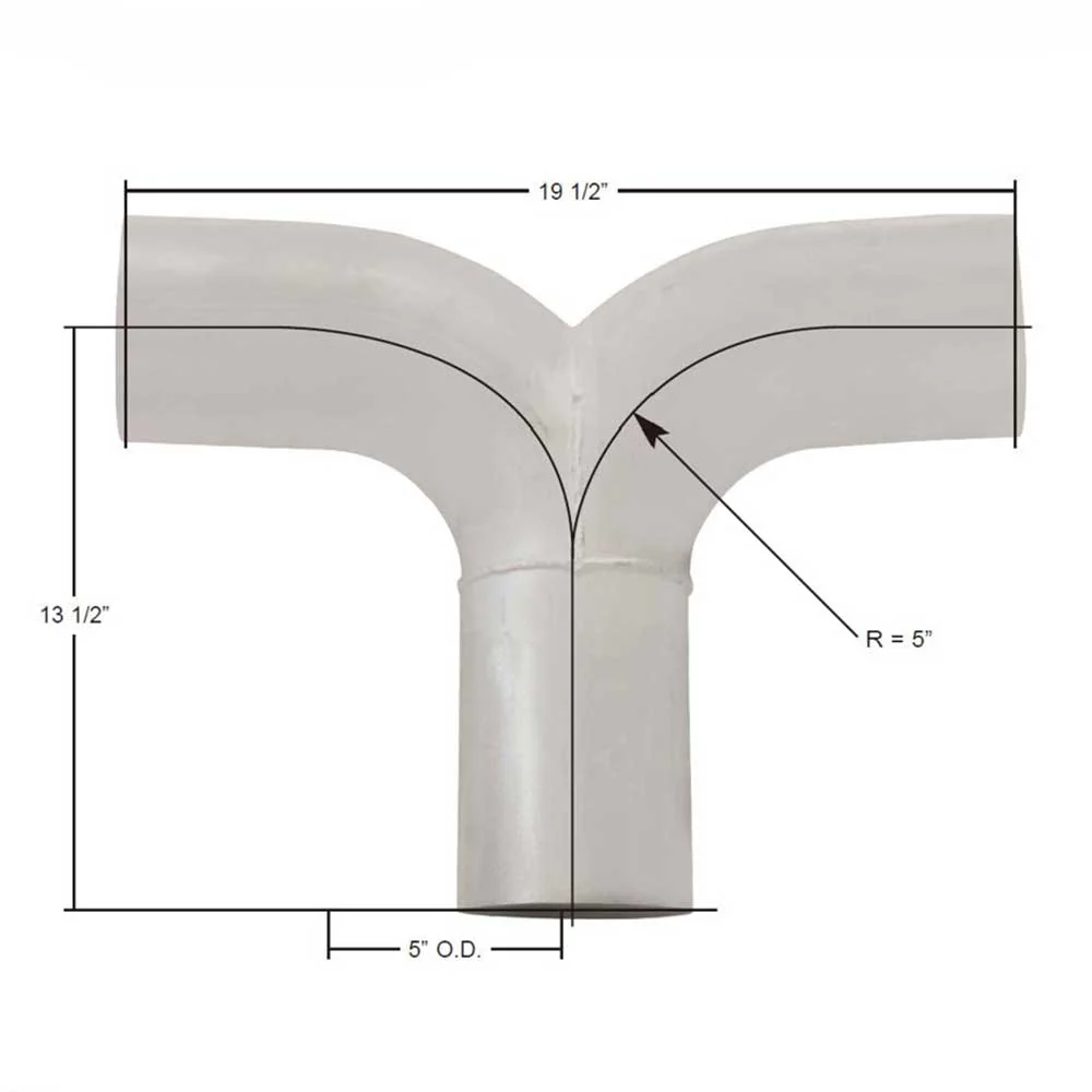 5"OD Kenworth Aerocab Y Divider, K180-18613 - Image 2