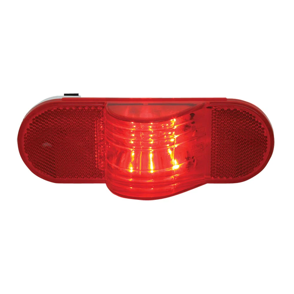 6-1/2" 12 LED Oval Side Marker and Turn Light
