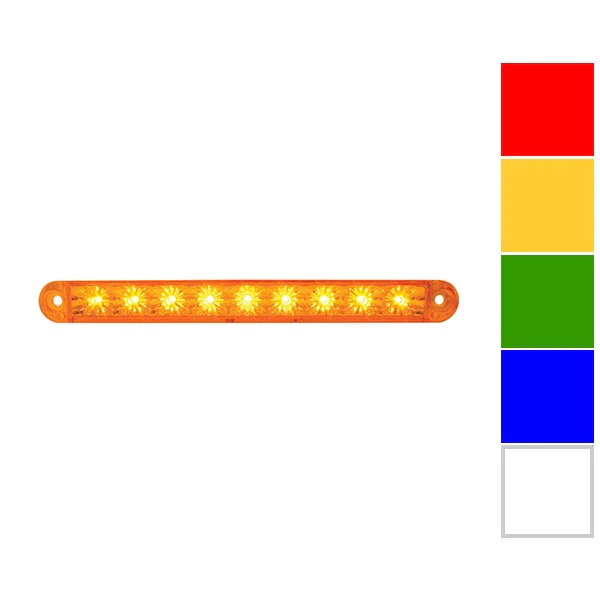 6-1/2" 9 LED Dual Function Light Bar