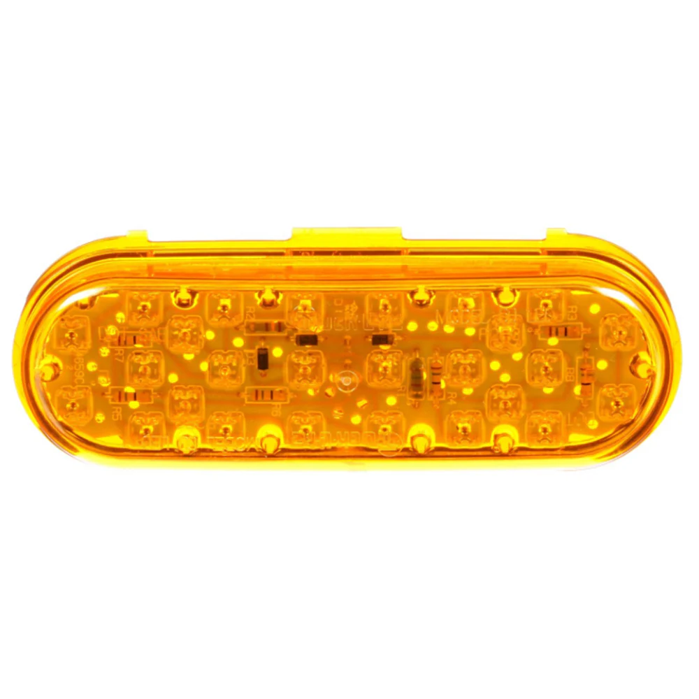 6-1/2" Amber 26 LED Oval Turn Signal Light