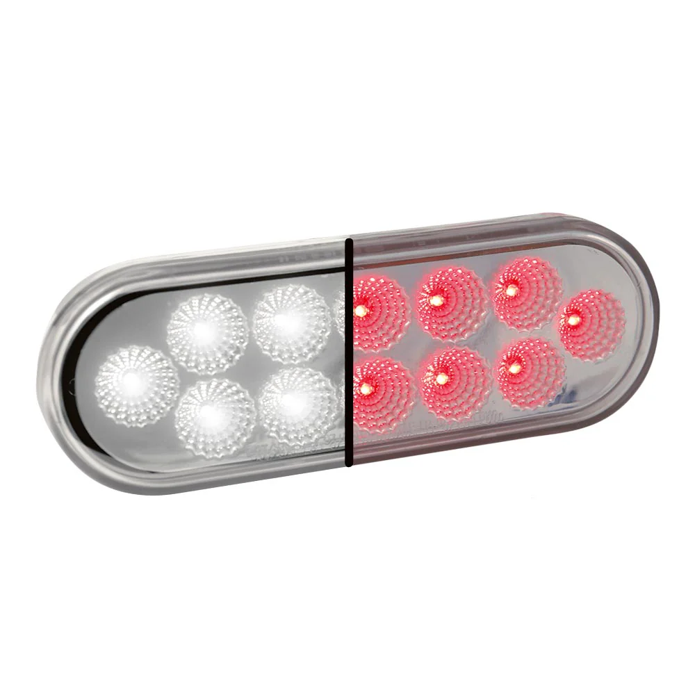 6" 12 LED Oval Dual Revolution Light - Image 2