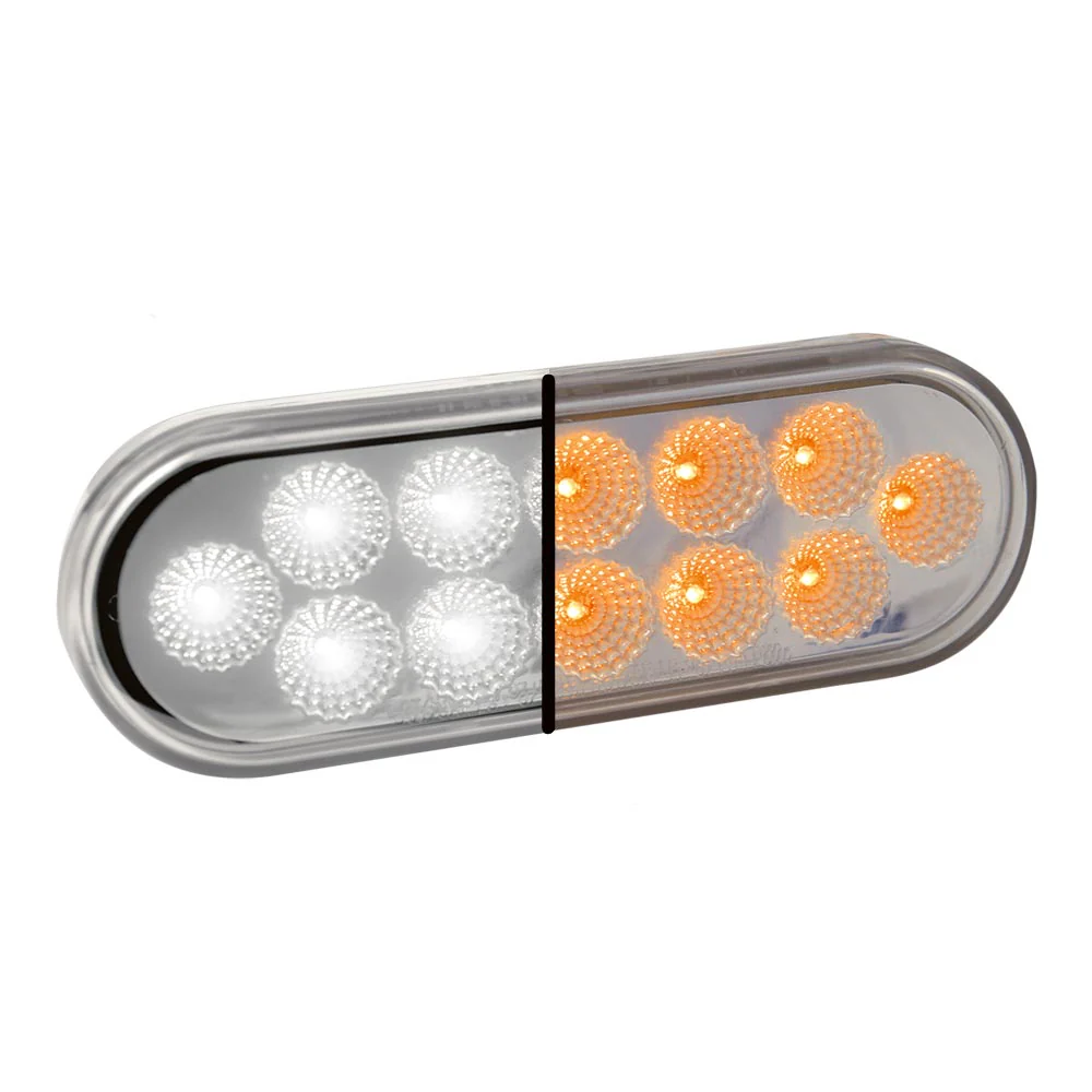 6" 12 LED Oval Dual Revolution Light - Image 3
