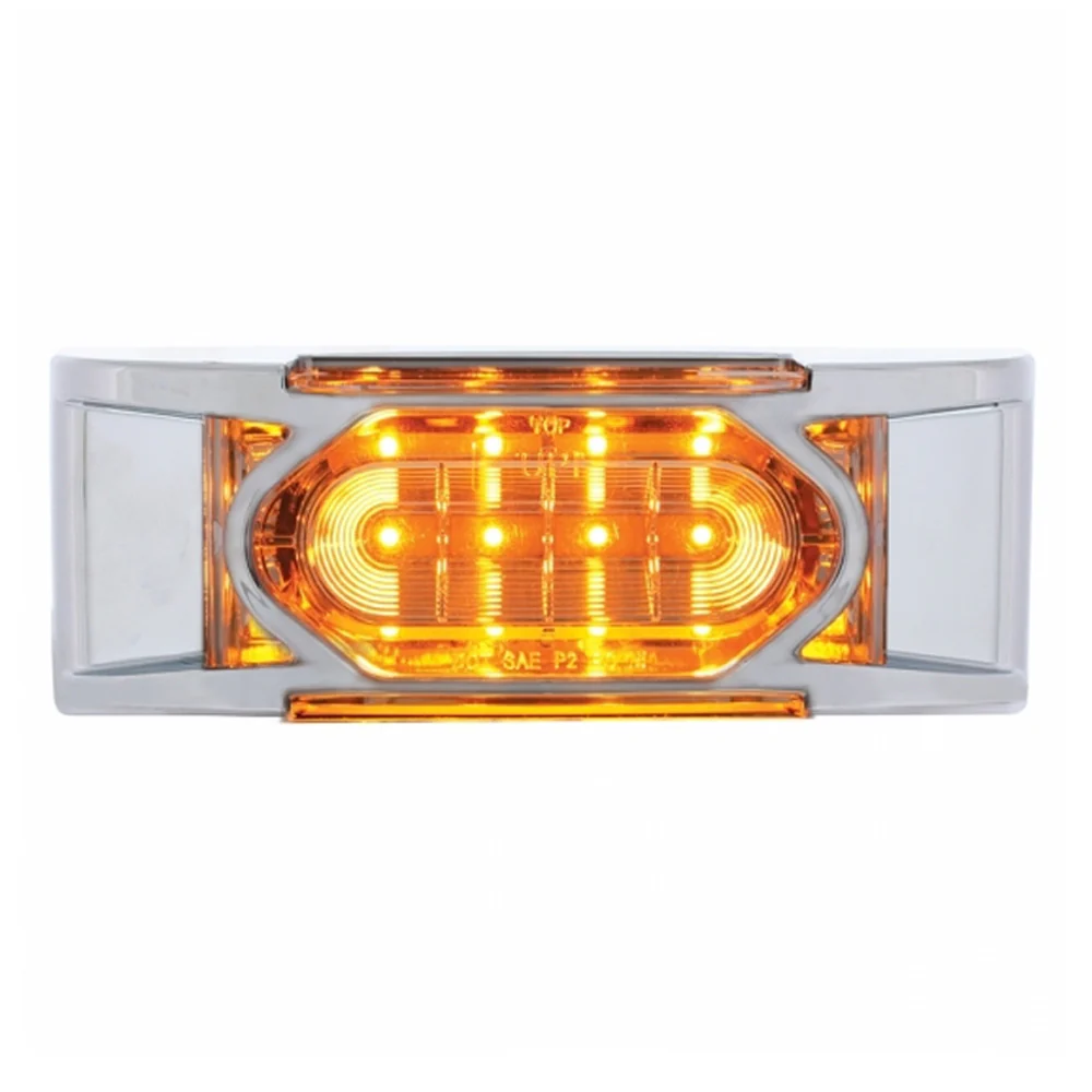 6" 16 LED Reflector Marker Light w/ Bezel