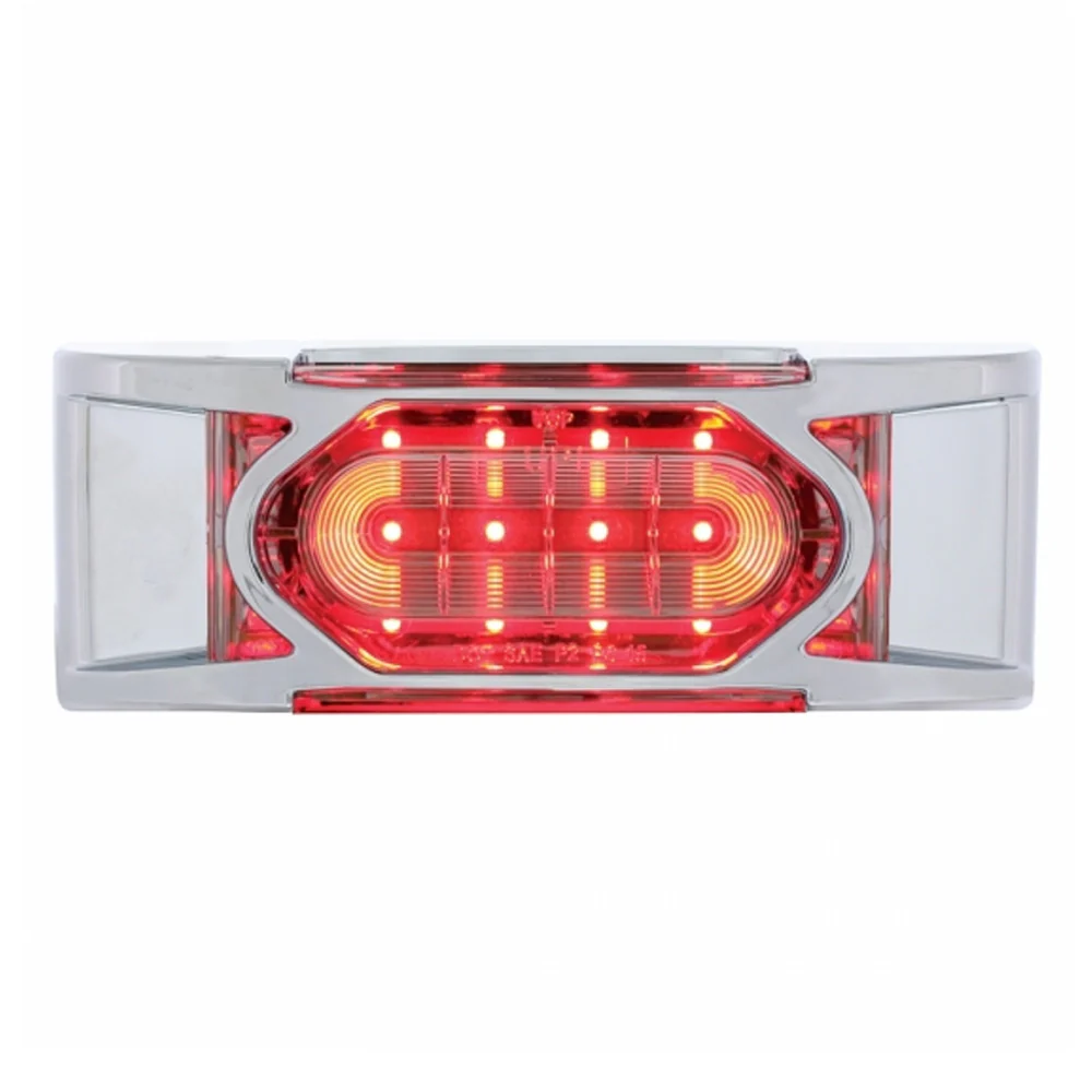 6" 16 LED Reflector Marker Light w/ Bezel - Image 5