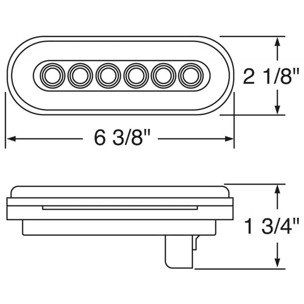 6" 22 LED Oval GLO Light - Image 4