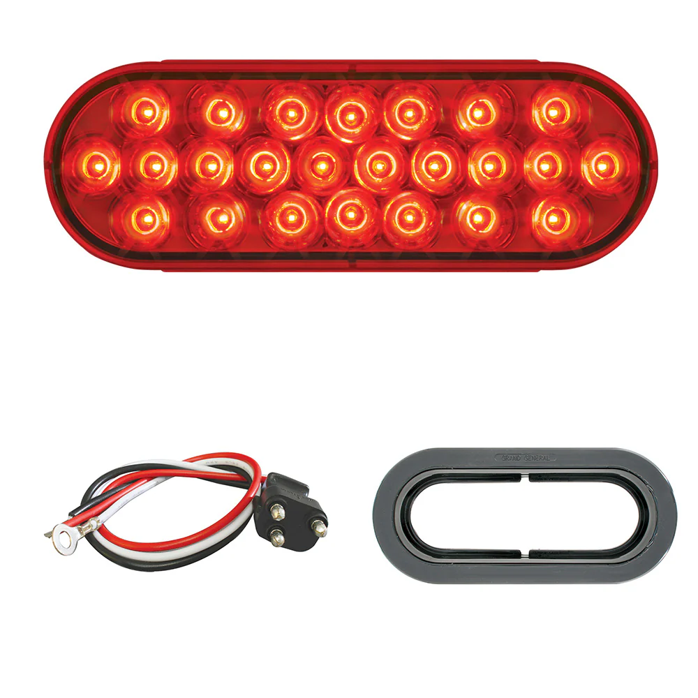 6" 24 LED Oval Pearl Light with Grommet Kit - Image 10
