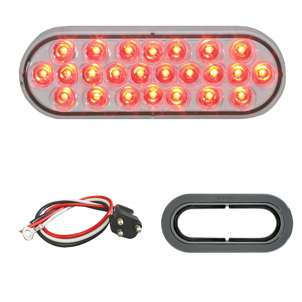 6" 24 LED Oval Pearl Light with Grommet Kit - Image 11
