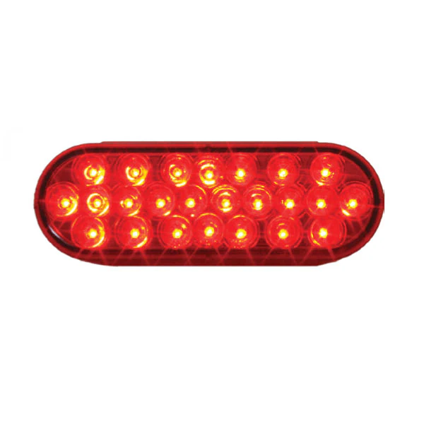 6" 24 LED Oval Pearl Strobe Light - Image 4