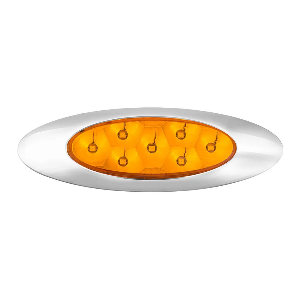 6-5/8" 7 LED Ultra Thin Pearl Y2K Dual Function Light - Image 2