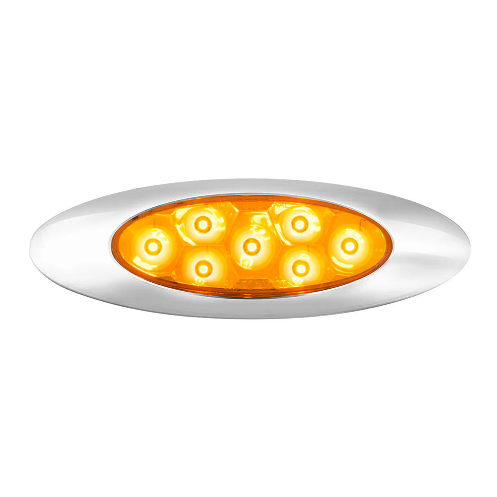 6-5/8" 7 LED Ultra Thin Pearl Y2K Dual Function Light - Image 6