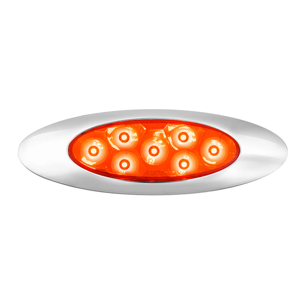 6-5/8" 7 LED Ultra Thin Pearl Y2K Dual Function Light - Image 8