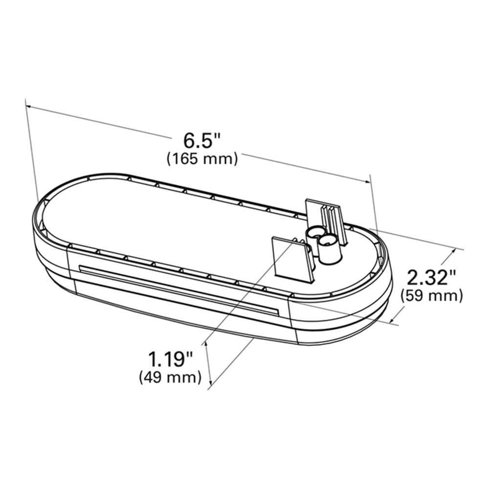 6" 56 LED Oval Hi Count ® Light - Image 3
