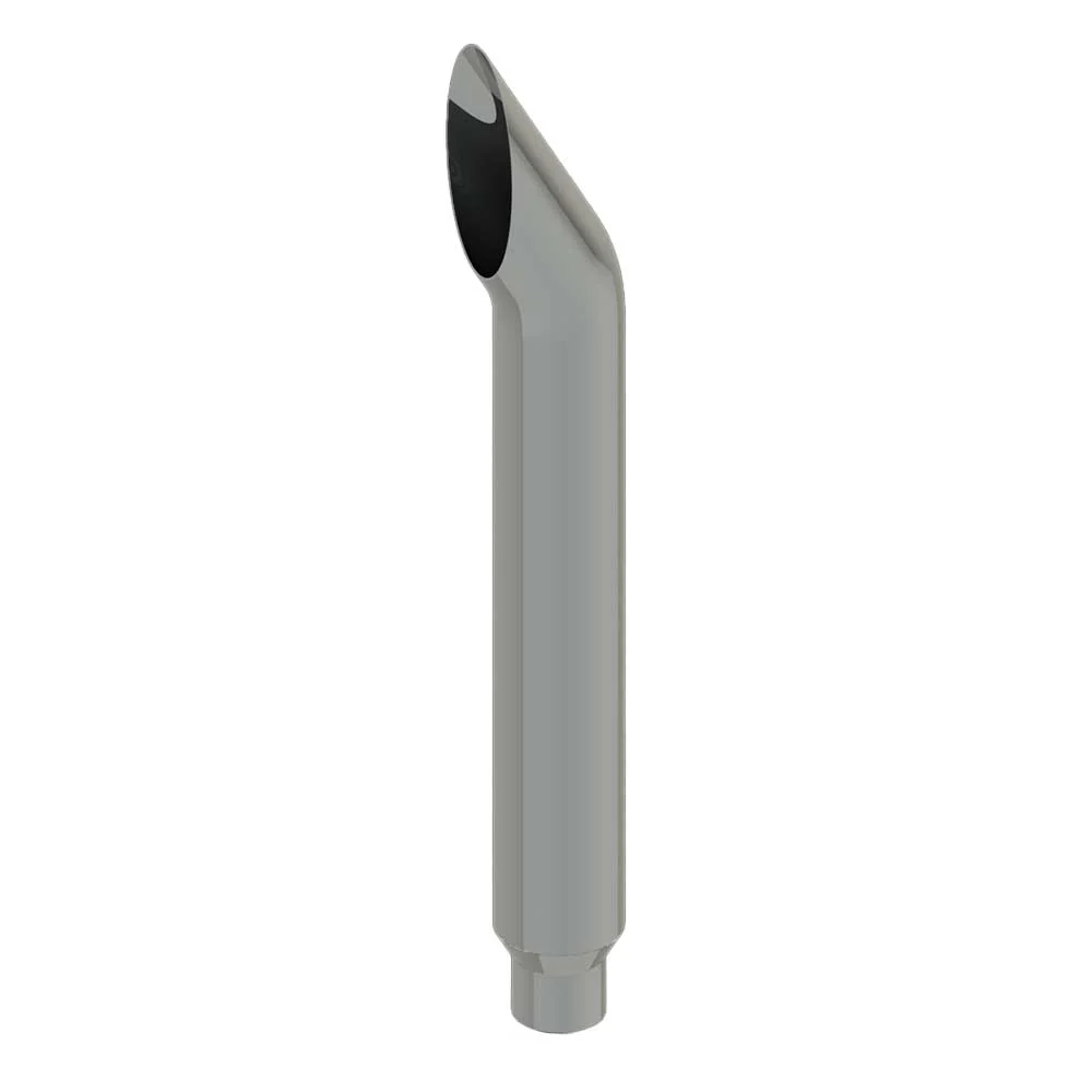 6"-5"D x 30"L Chrome Short 30 Top Stack