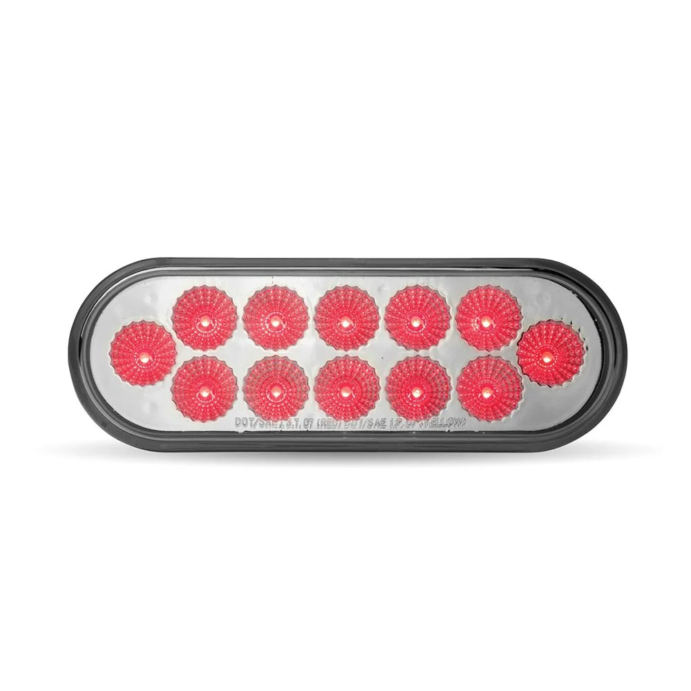6" Dual Revolution Red/Amber Strobe LED Light - Image 3