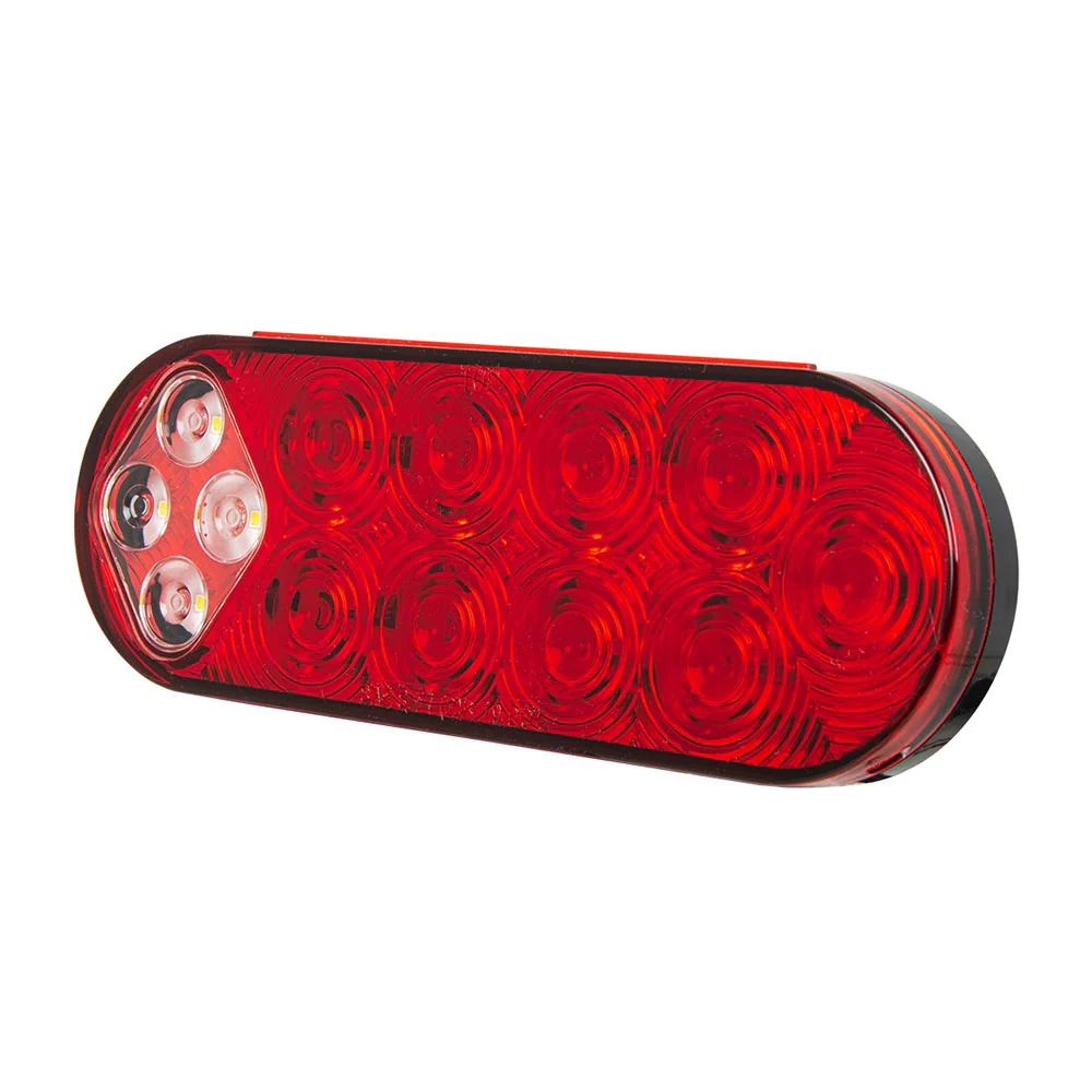 6" Oval Fleet Combo S/T/T & Back Up LED Light - Image 4