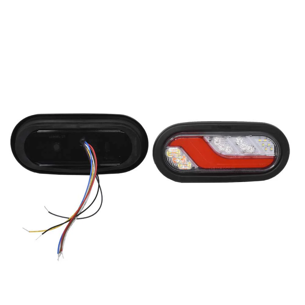 6" Oval Warning Combination 39 LEDs Light (PR)